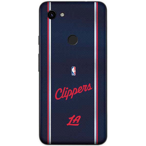 NBA Los Angeles Clippers Distressed Red Google Pixel 3a XL Skin